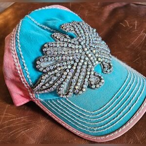 Olive & Pique Rhinestone Ballcap